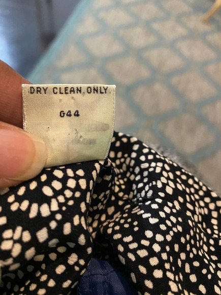 Vintage Liz Claiborne Blouse Long Sleeves Size 8 Black White - Picture 7 of 7
